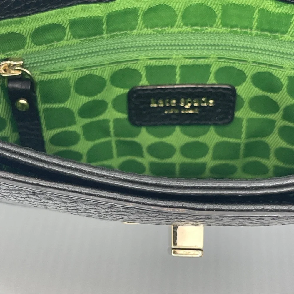 Kate Spade Black Leather Crossbody Bag - Picture 4 of 13